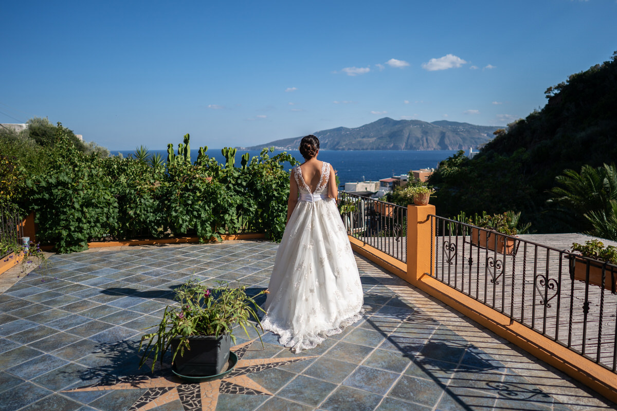 abito sposa panorama salina